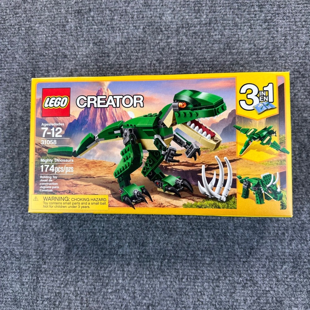LEGO Creator 3 in 1 Mighty Dinosaurs Set 31058 7+ 174 PCS Building Toy